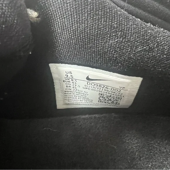 Nike KD15 TB Black White Kevin Durant Basketball Shoe DO9826-002 Men's Size 9.5 - Picture 5 of 6